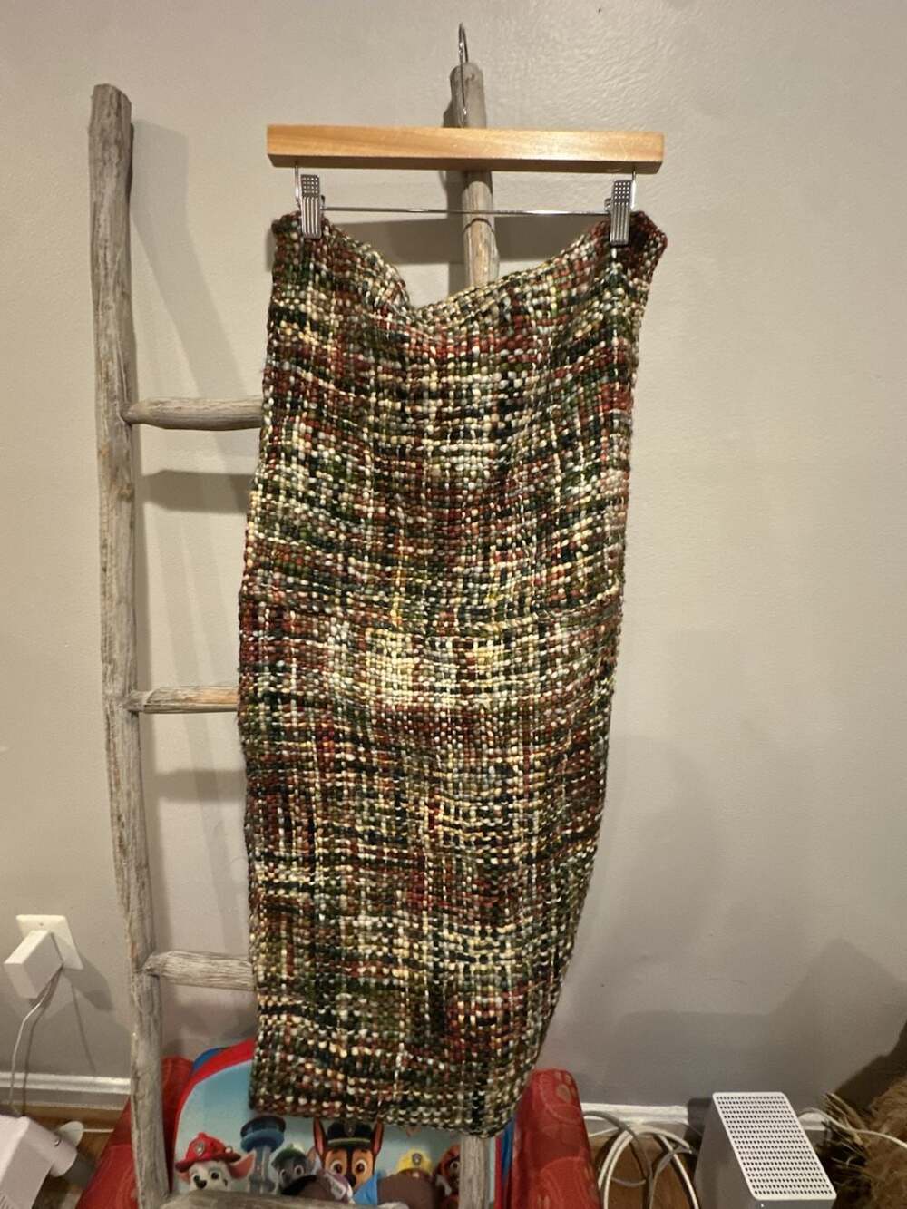 Gretchen Scott Tweed Scarf Size Os Multicolor Boucle Like New